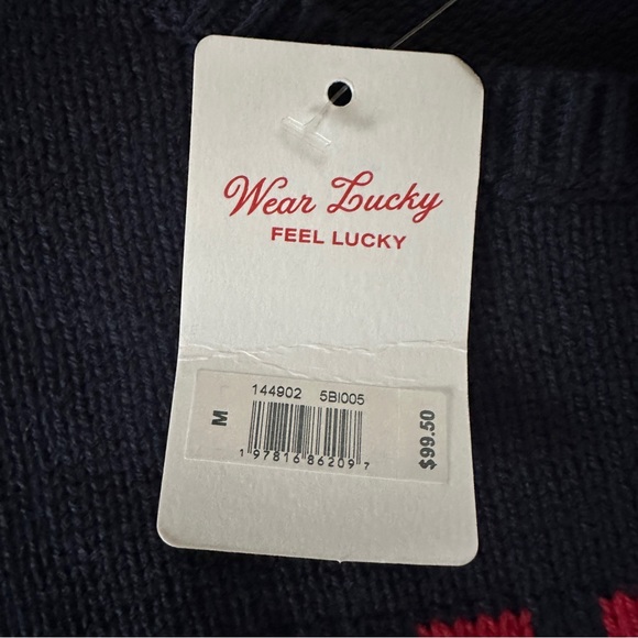 NWT Women’s Medium | Lucky Brand | Red White Blue USA Olympic Knit Sweater - Picture 4 of 8